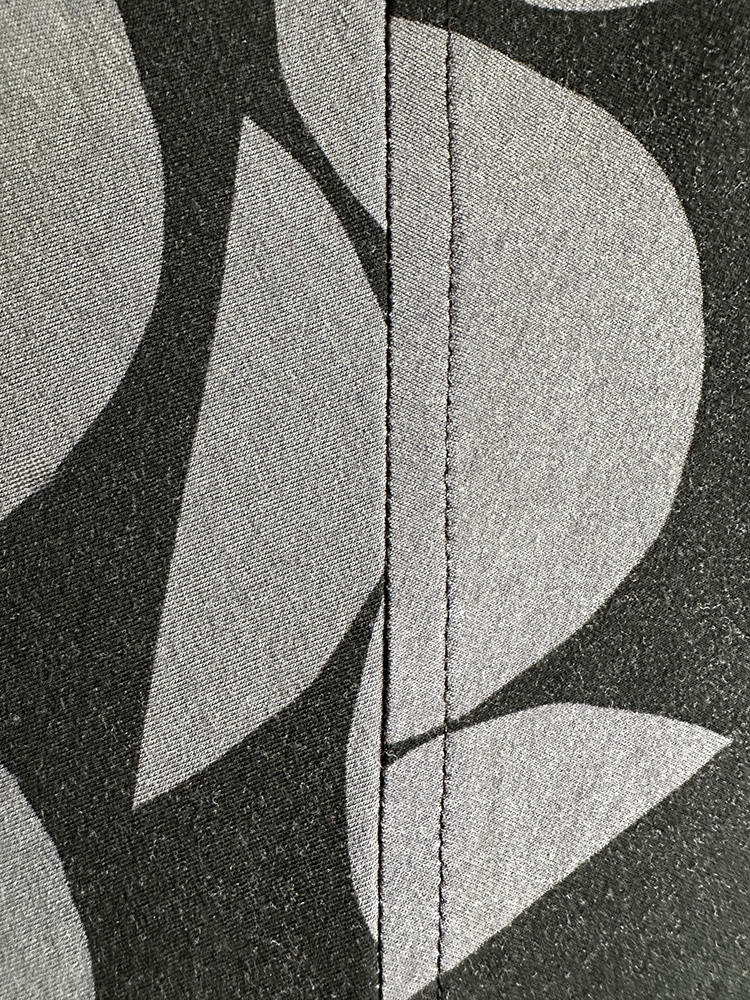 smooth topstitching